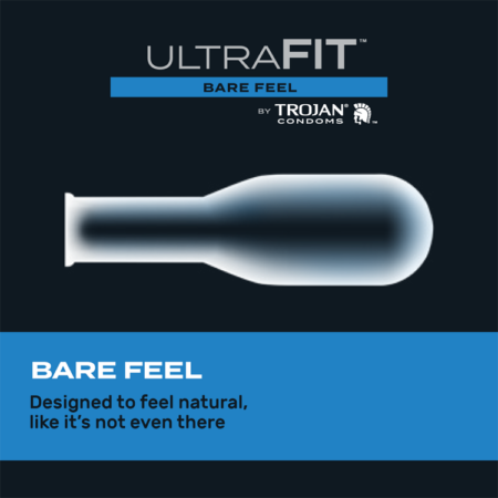 TROJAN ULTRAFIT BARE FEEL 10CT - Paradise Marketing